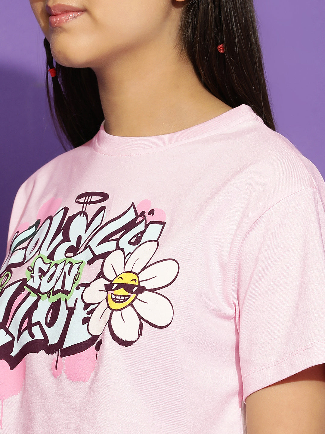 Lil Tomatoes Girls Cotton Crop Top