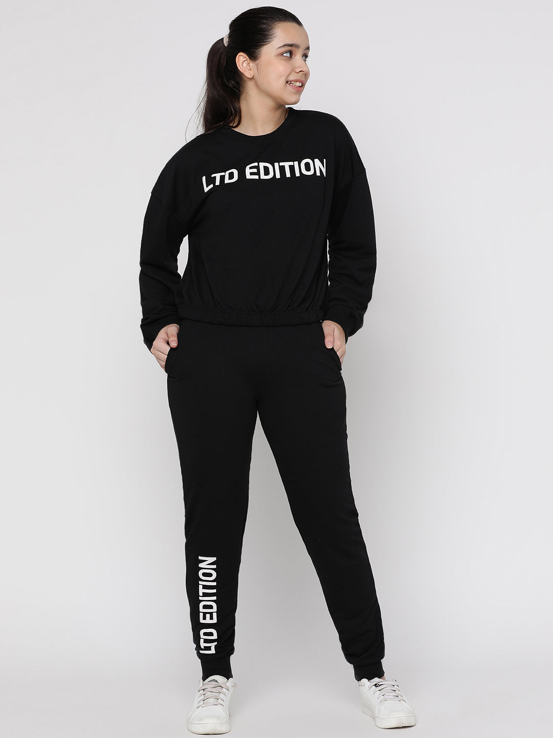 Lil Tomatoes Girls Light Weight Cotton Looper Track Suits