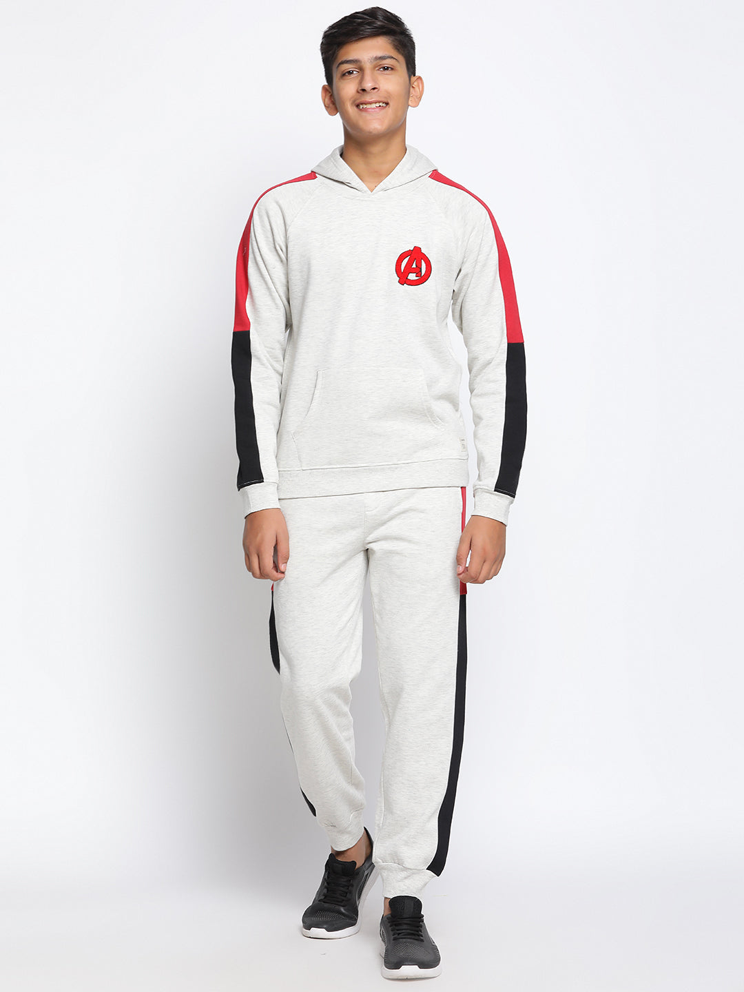 Lil Tomatoes Boys Avengers Cotton Fleece Track Suit