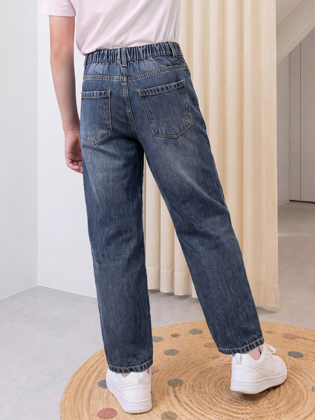 Lil Tomatoes Boys Loose Fit Denim Jeans
