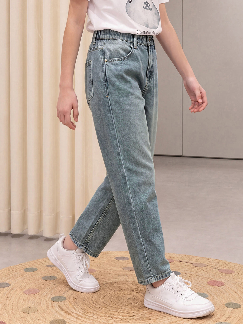 Lil Tomatoes Boys Loose Fit Denim Jeans