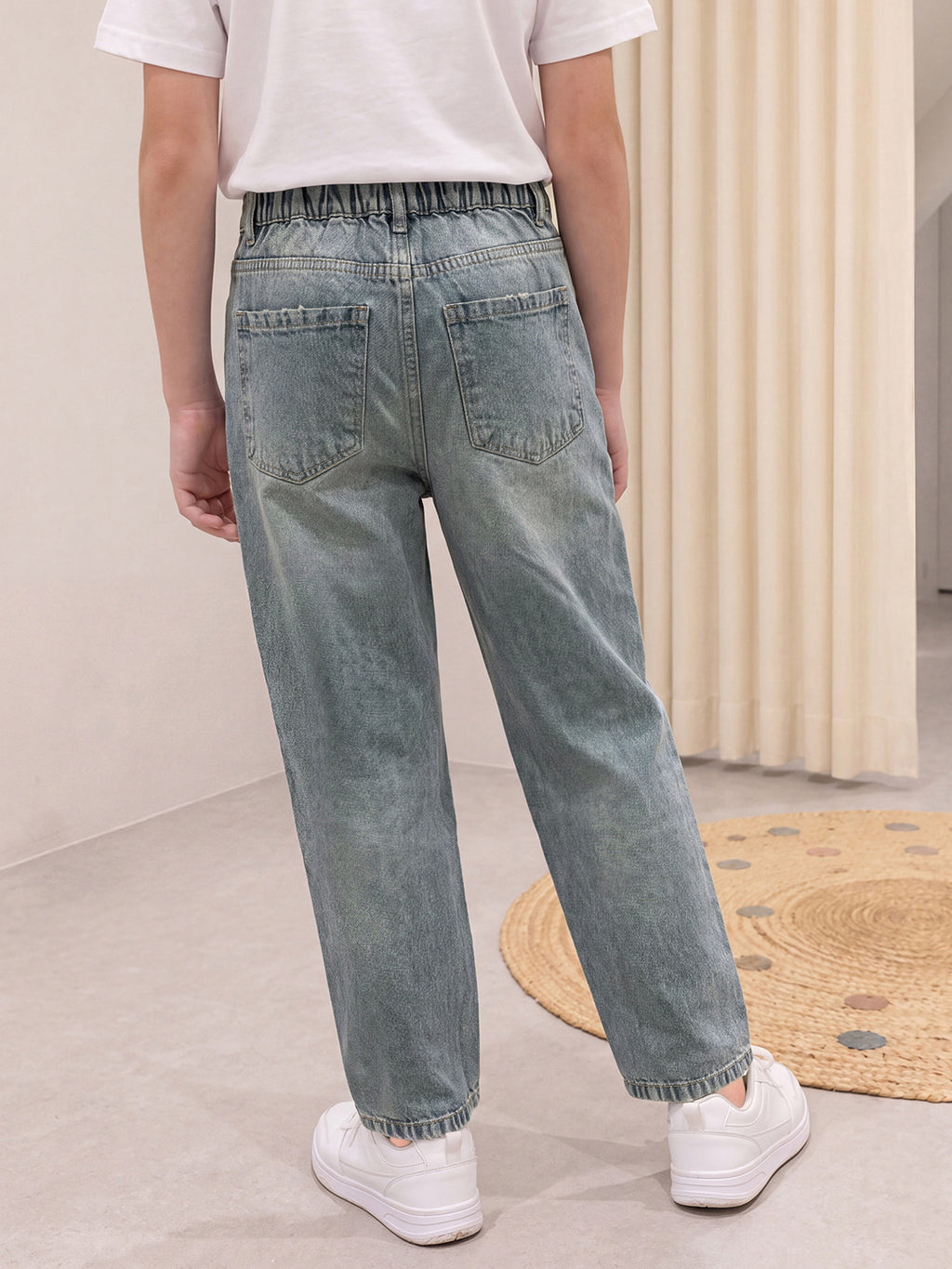 Lil Tomatoes Boys Loose Fit Denim Jeans