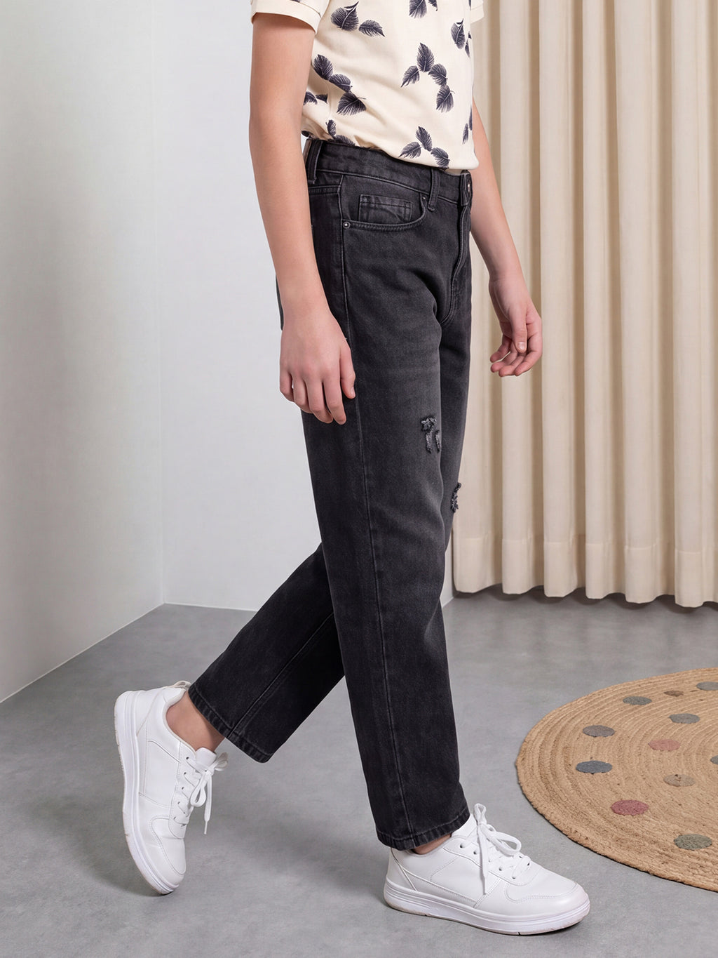 Lil Tomatoes Boys Straight Fit Denim Jeans