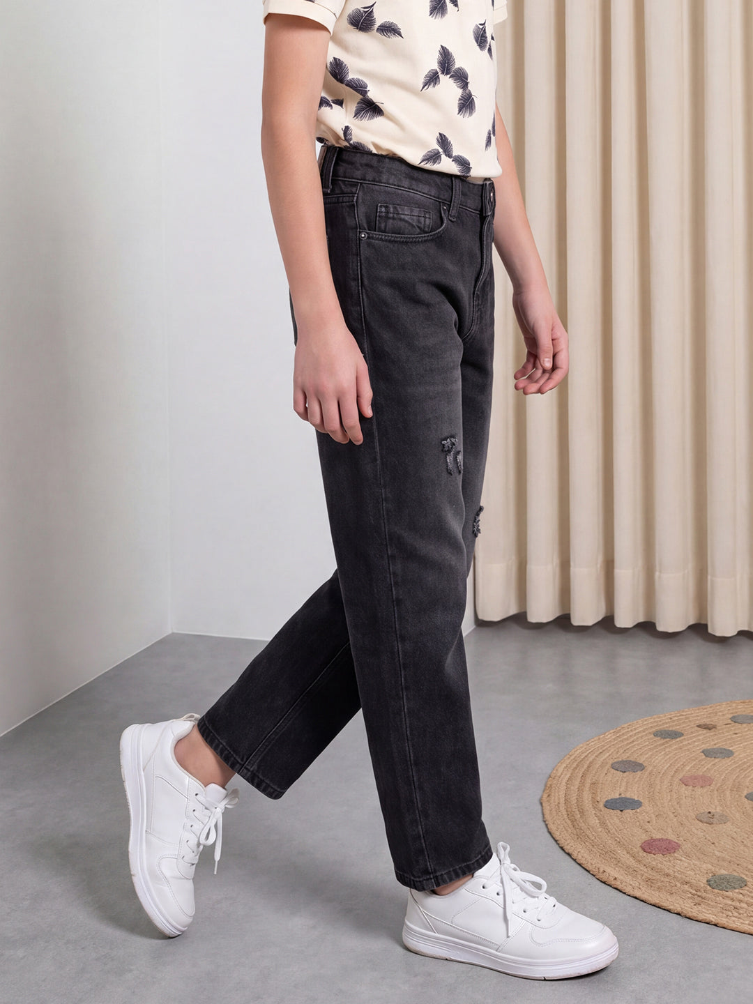 Lil Tomatoes Boys Straight Fit Denim Jeans