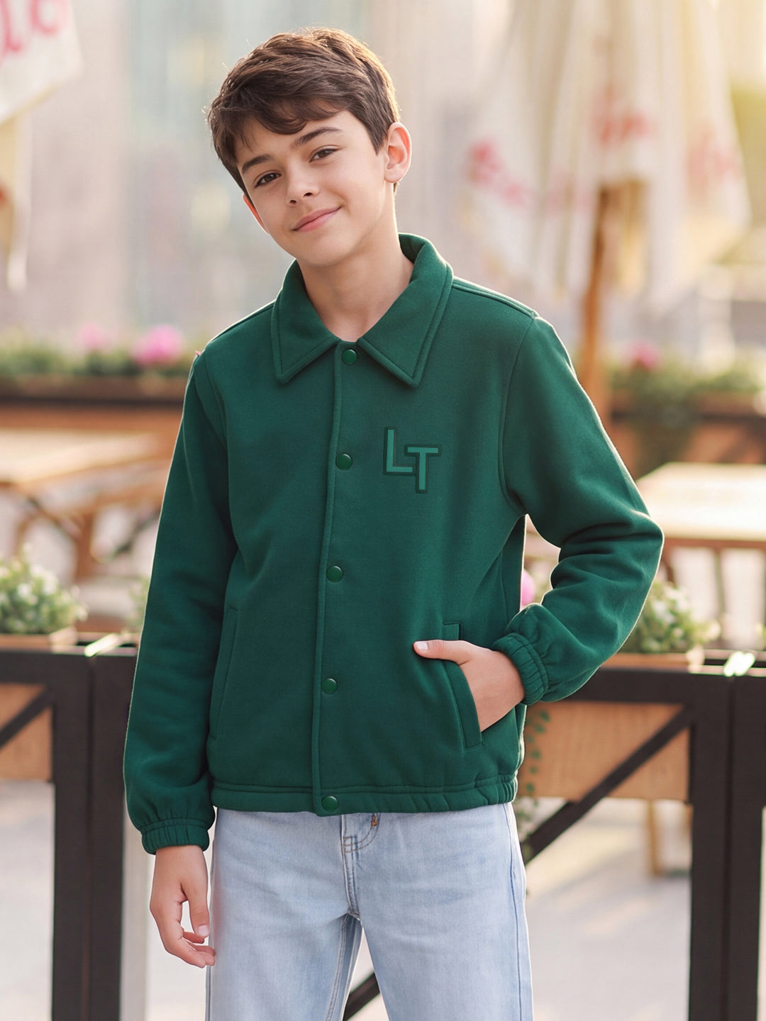 Lil Tomatoes Boys Cotton Fleece Jacket