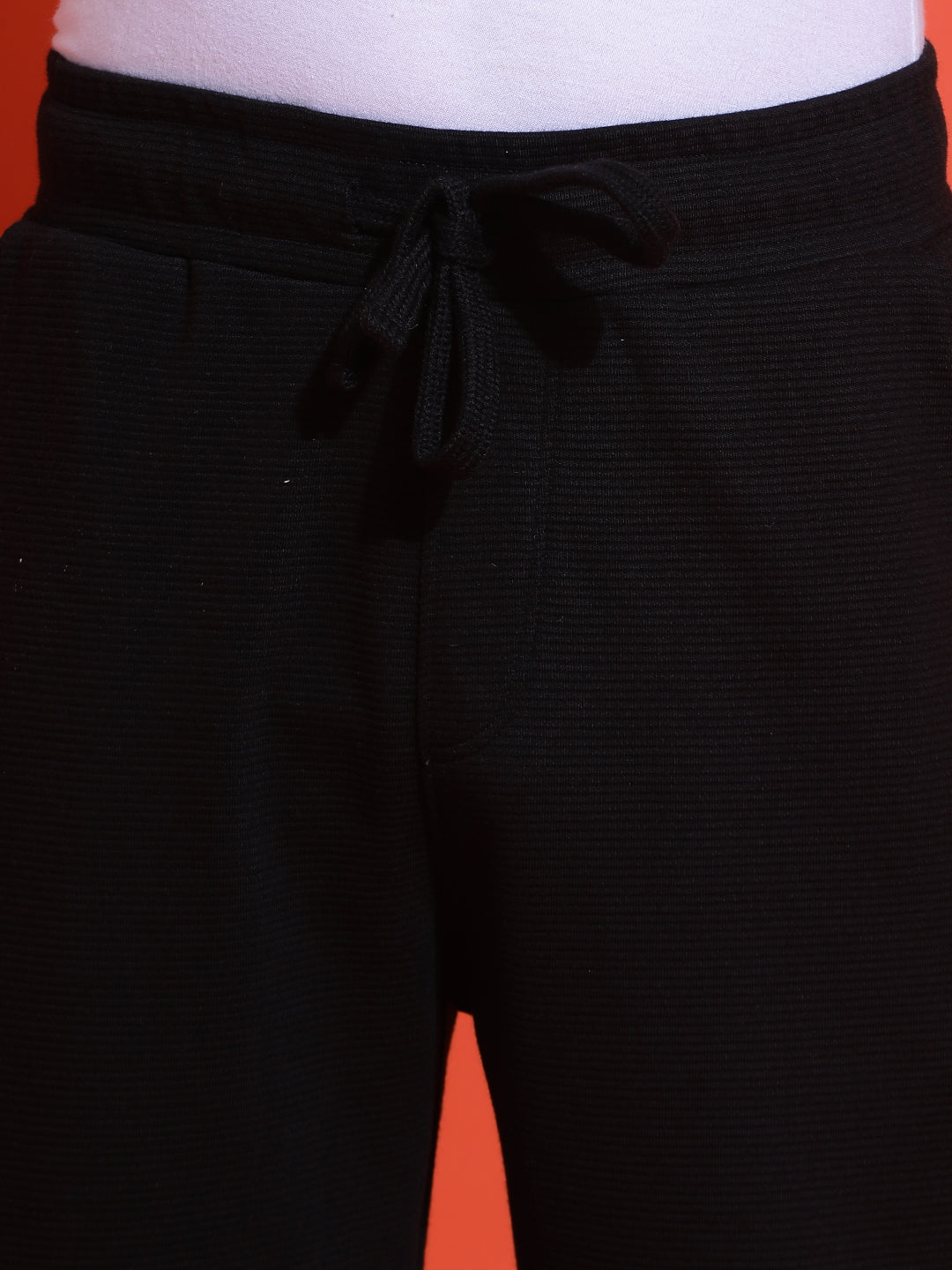 Lil Tomatoes Boys Cotton Looper Trackpant-Black