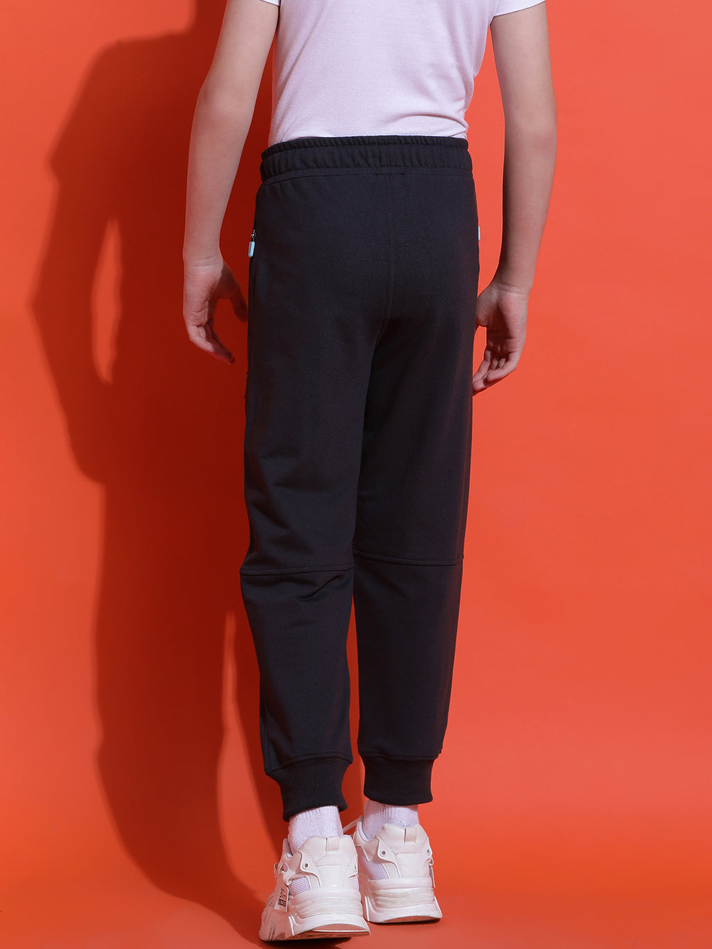 Lil Tomatoes Boys Cotton Looper Joggers Trackpant-Charcoal