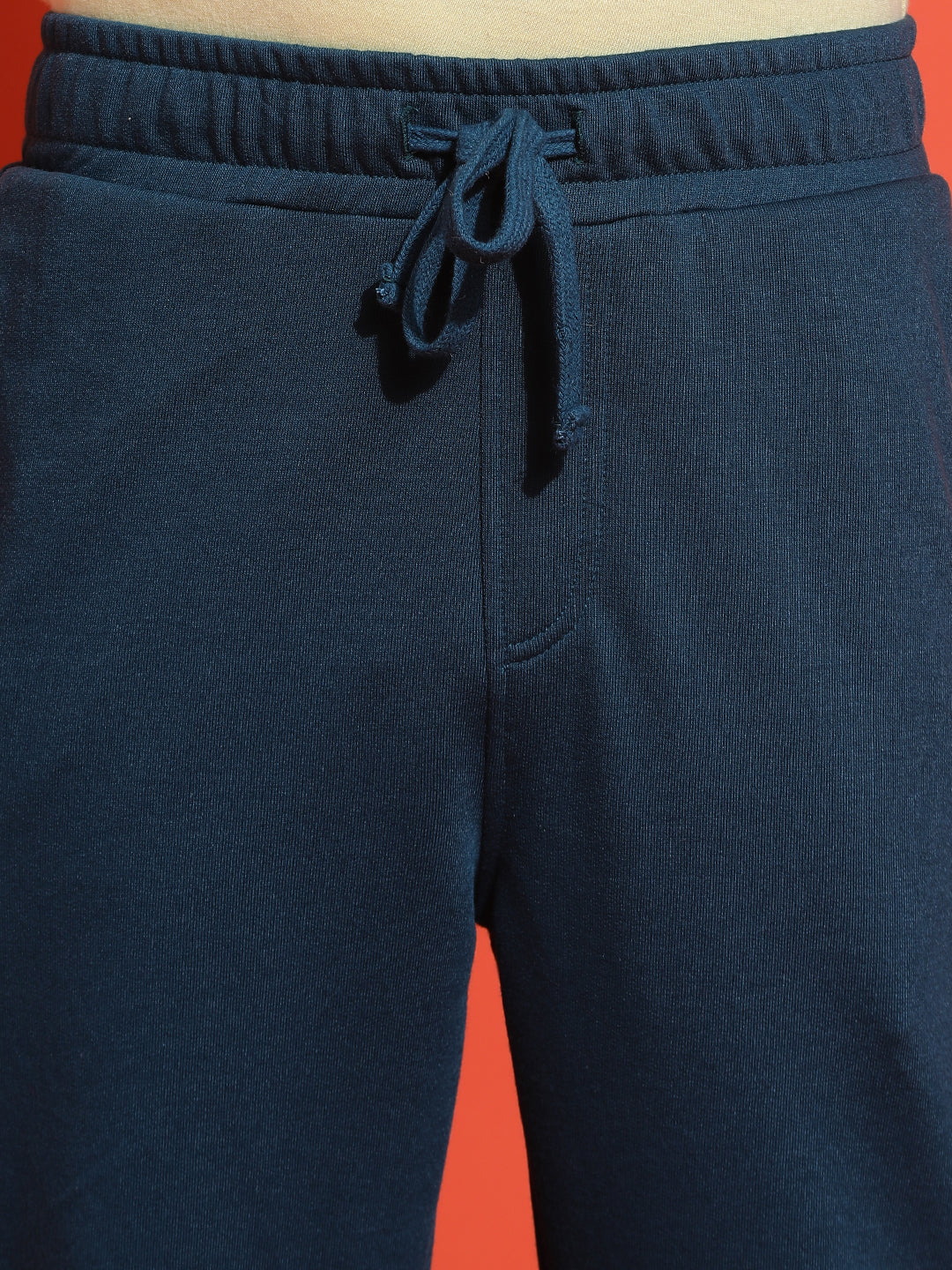 Lil Tomatoes Boys Cotton Looper Joggers Trackpant-Teal