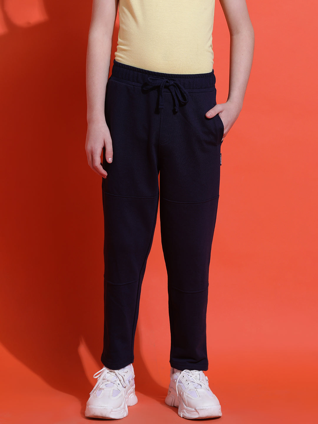 Lil Tomatoes Boys Cotton Looper Trackpant-Navy