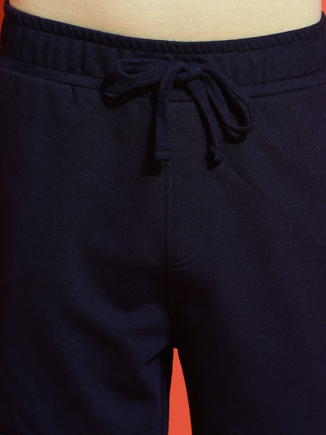 Lil Tomatoes Boys Cotton Looper Trackpant-Navy