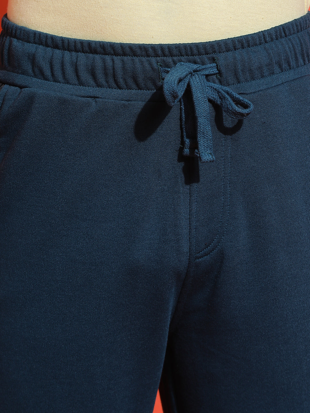 Lil Tomatoes Boys Cotton Looper Trackpant-Teal