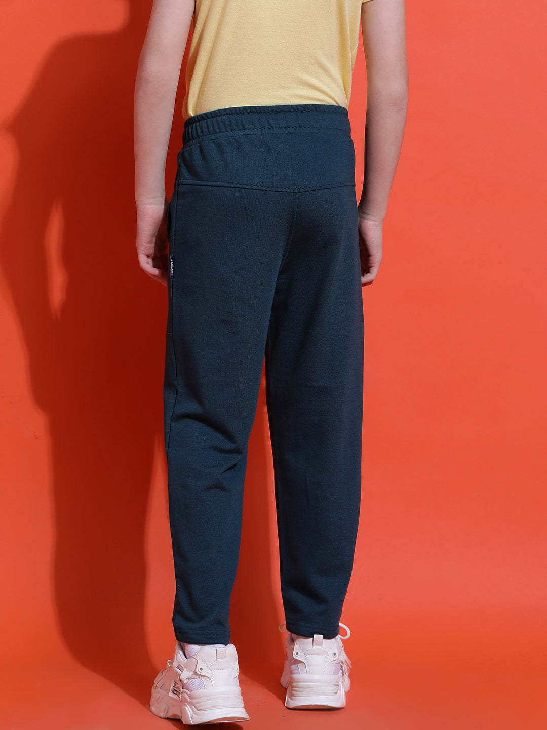Lil Tomatoes Boys Cotton Looper Trackpant-Teal
