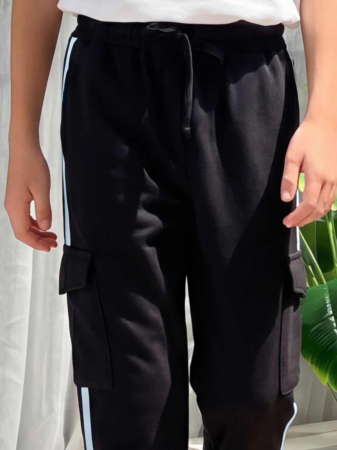 Lil Tomatoes Boys Cotton Looper Cargo Trackpant