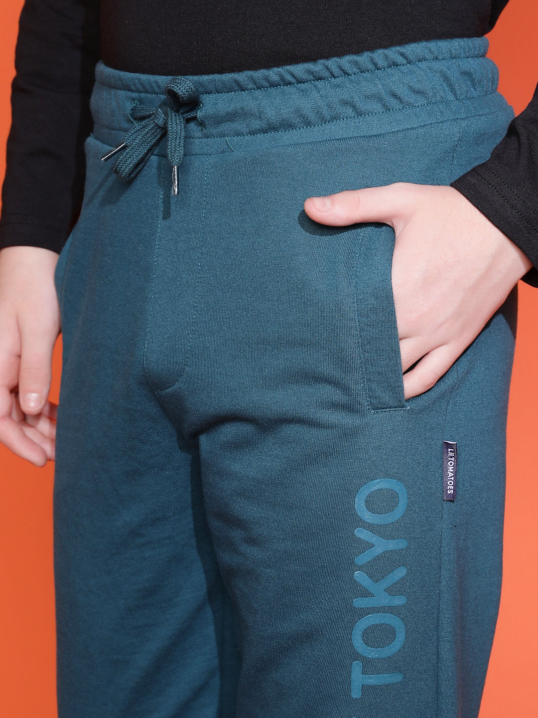Lil Tomatoes Boys Light Weight Cotton Looper Joggers Trackpant
