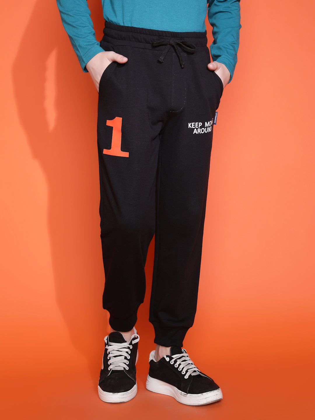 Lil Tomatoes Boys Light Weight Cotton Looper Joggers Trackpant