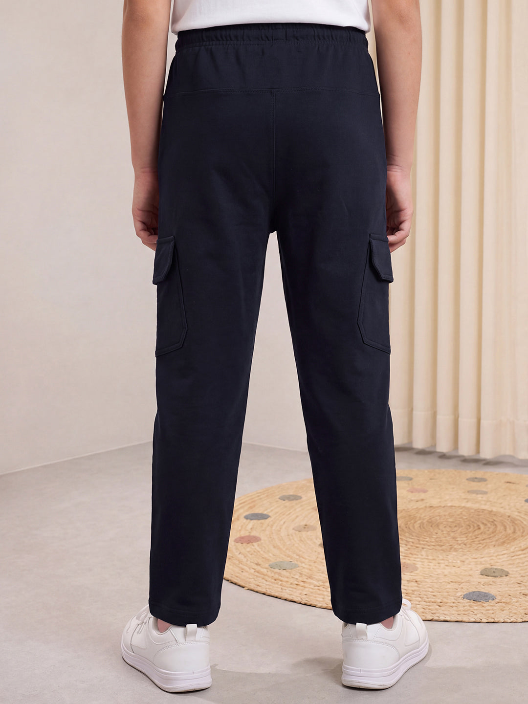 Lil Tomatoes Boys Cotton Looper Cargo Track Pants