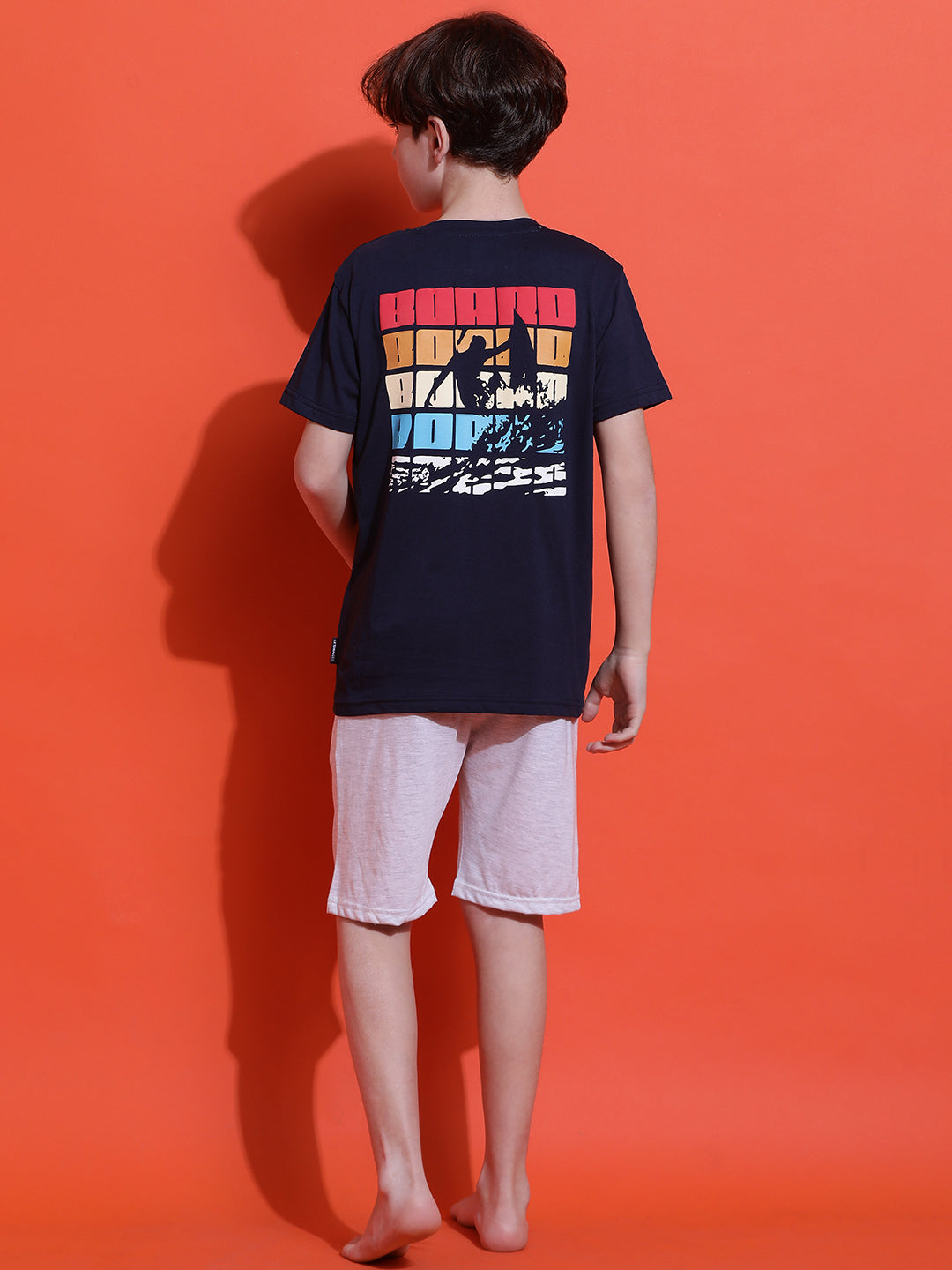 Lil Tomatoes Boys Cotton Night Suits-Navy