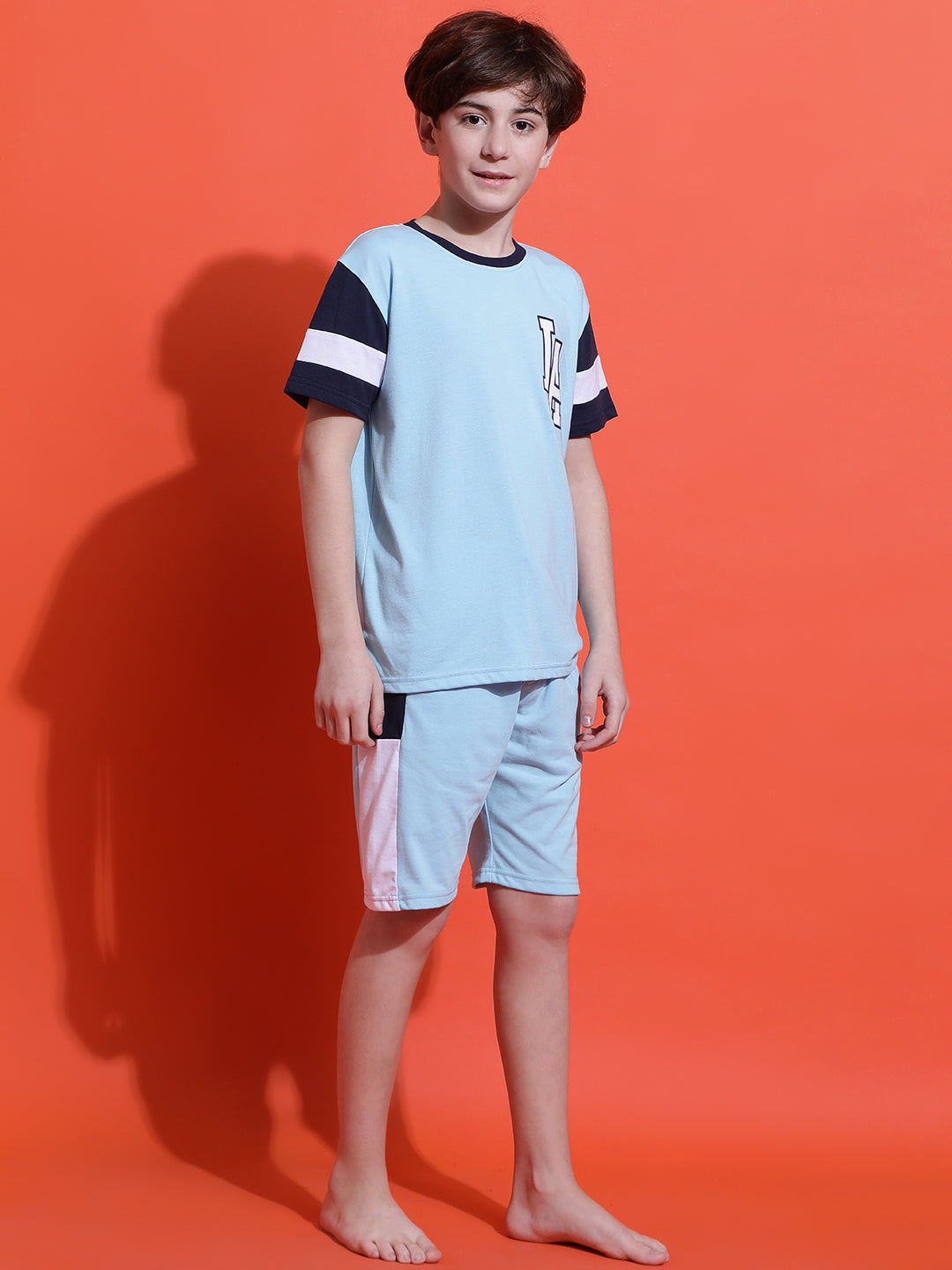 Lil Tomatoes Boys Cotton Night Suits-LtSky