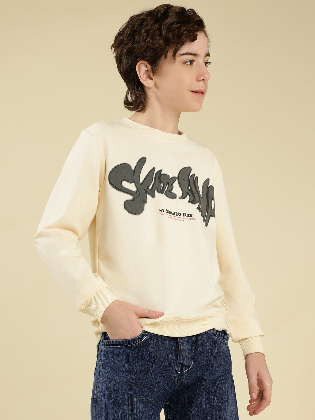 Lil Tomatoes Boys Cotton Looper Sweatshirt