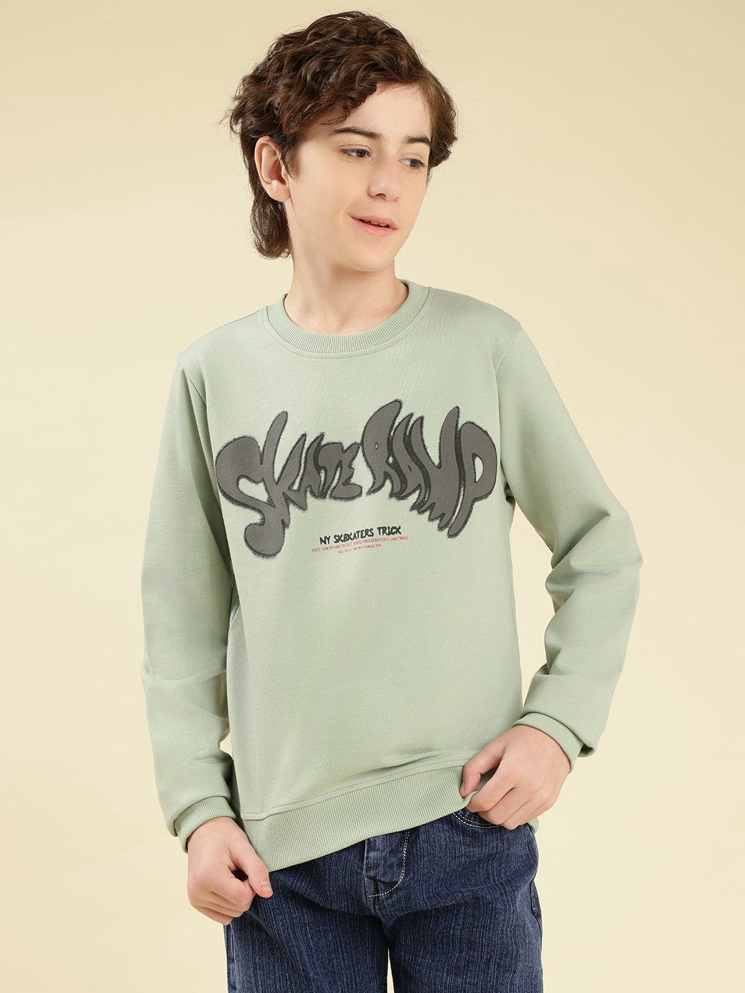 Lil Tomatoes Boys Cotton Looper Sweatshirt