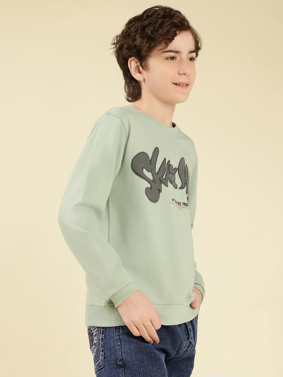 Lil Tomatoes Boys Cotton Looper Sweatshirt