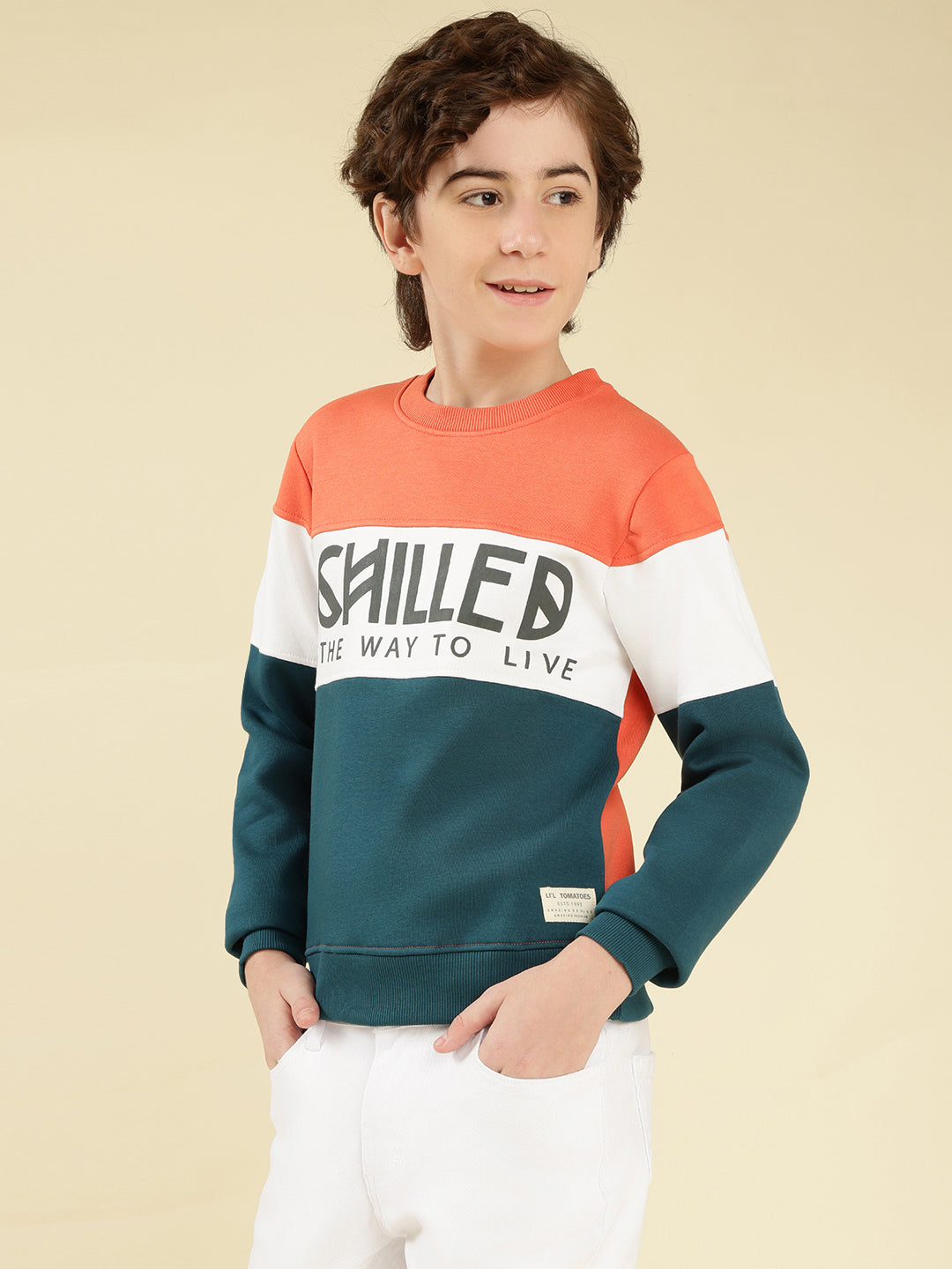 Lil Tomatoes Boys Cotton Fleece Sweatshirt