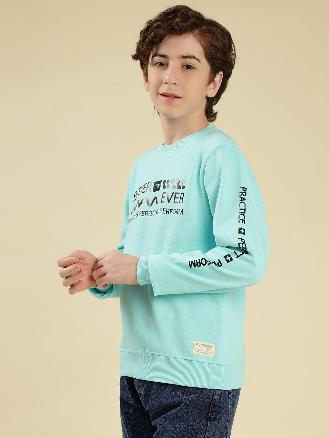 Lil Tomatoes Boys Cotton Fleece Sweatshirt