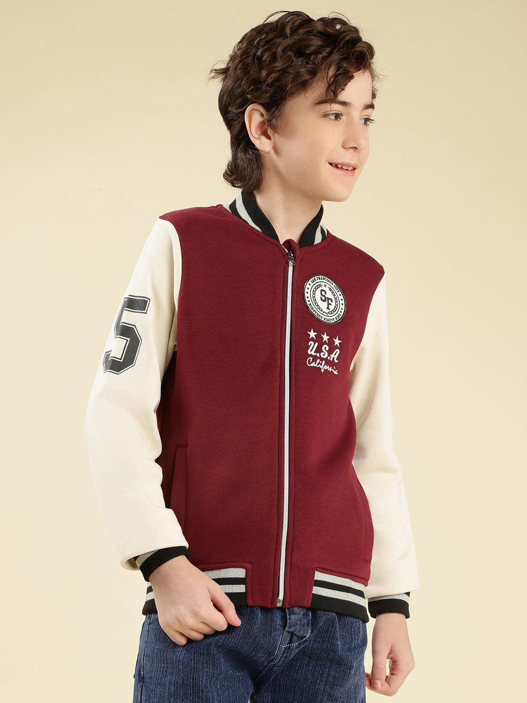 Lil Tomatoes Boys Heavy Weight Cotton Fleece Jacket