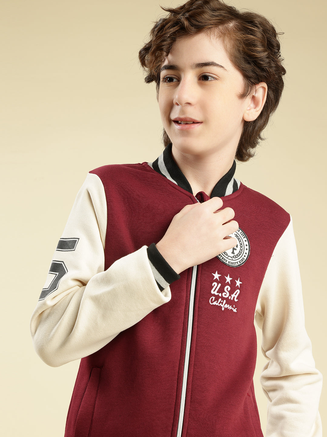 Lil Tomatoes Boys Heavy Weight Cotton Fleece Jacket