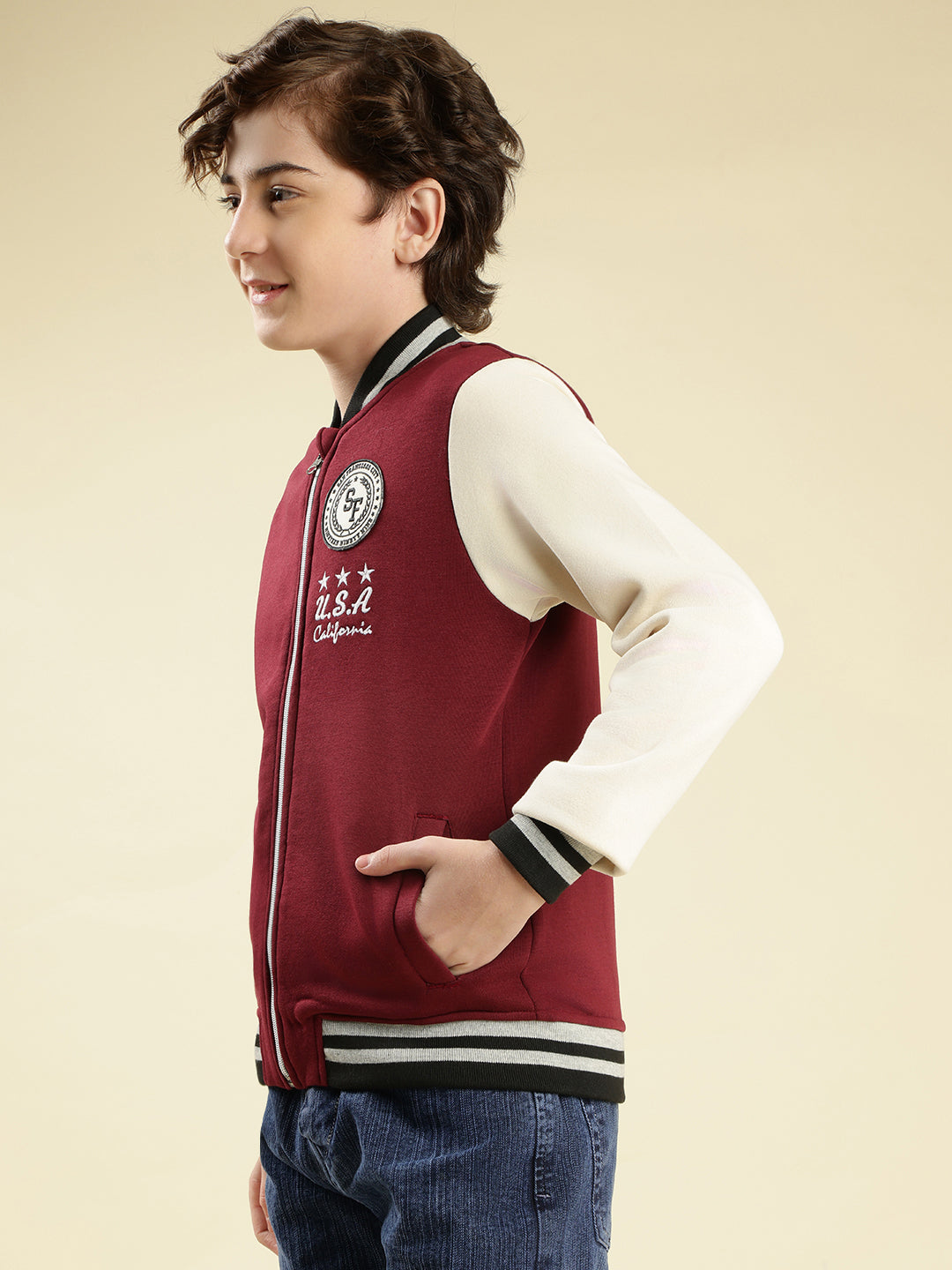 Lil Tomatoes Boys Heavy Weight Cotton Fleece Jacket