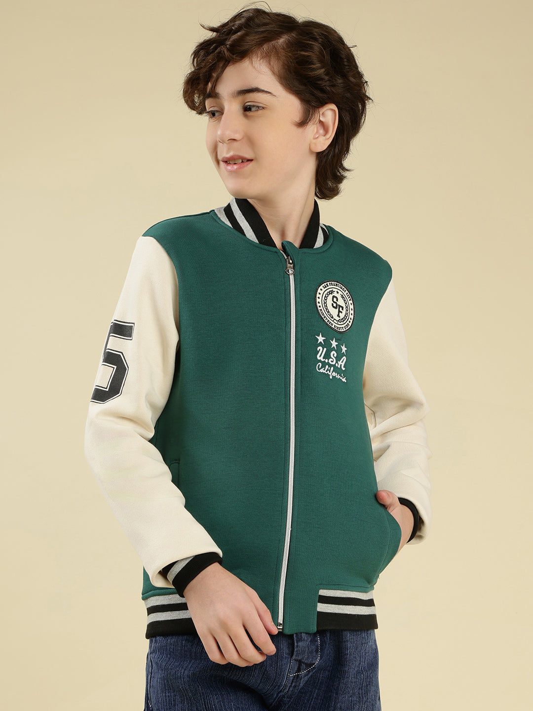Lil Tomatoes Boys Heavy Weight Cotton Fleece Jacket