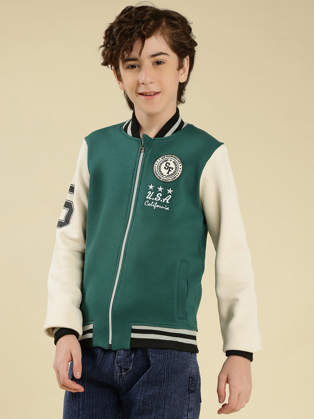 Lil Tomatoes Boys Heavy Weight Cotton Fleece Jacket