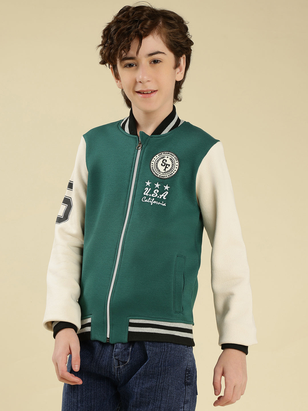 Lil Tomatoes Boys Heavy Weight Cotton Fleece Jacket