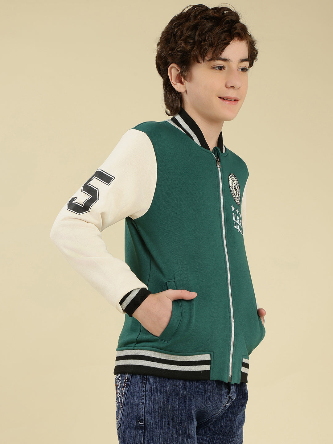 Lil Tomatoes Boys Heavy Weight Cotton Fleece Jacket