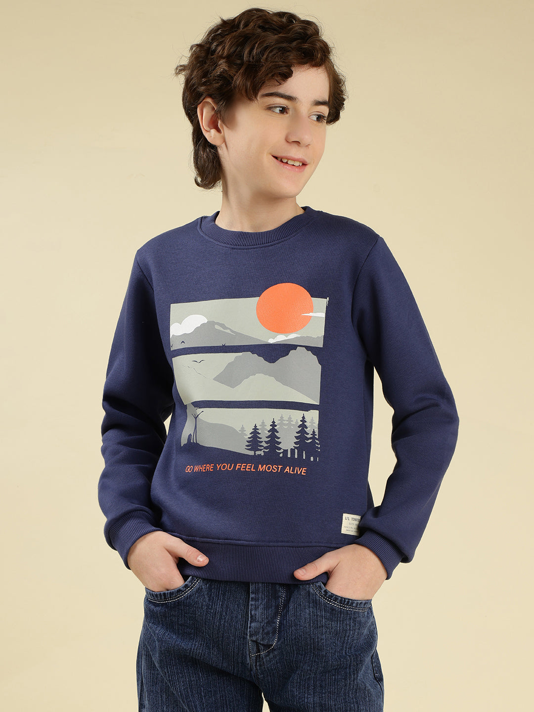 Lil Tomatoes Boys Cotton Fleece Sweatshirt