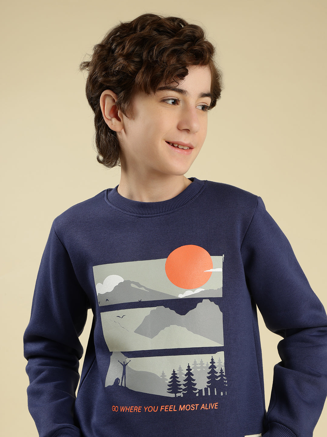Lil Tomatoes Boys Cotton Fleece Sweatshirt