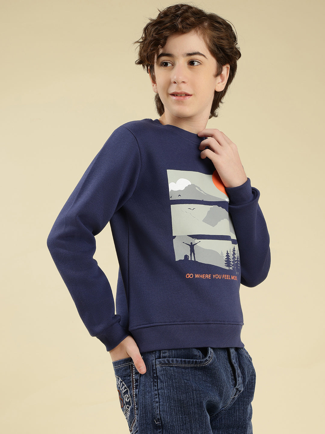 Lil Tomatoes Boys Cotton Fleece Sweatshirt