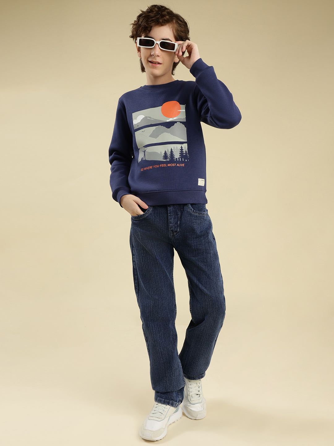 Lil Tomatoes Boys Cotton Fleece Sweatshirt
