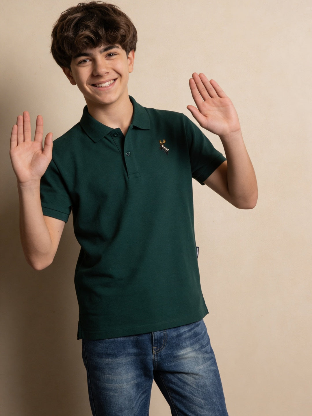 Lil Tomatoes Boys Cotton Pique Polo T-Shirt