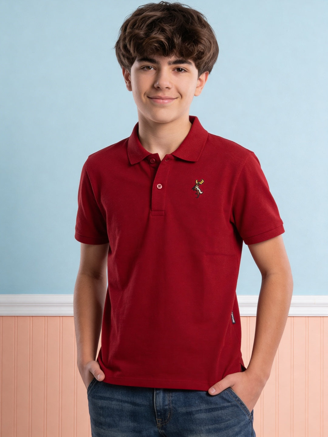 Lil Tomatoes Boys Cotton Pique Polo T-Shirt