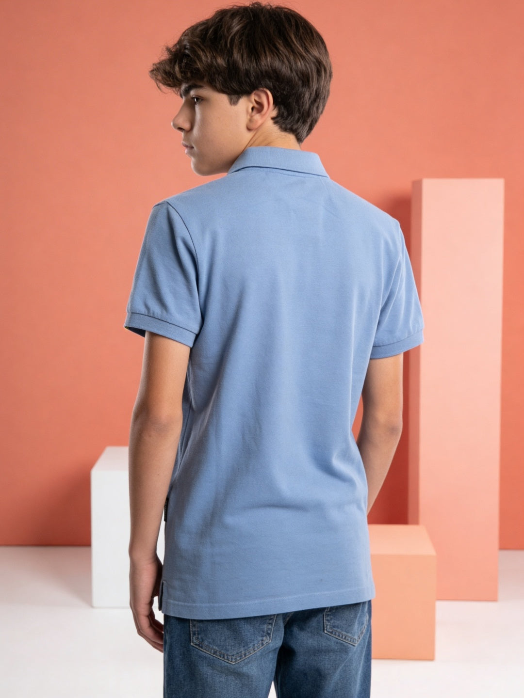 Lil Tomatoes Boys Cotton Pique Polo T-Shirt