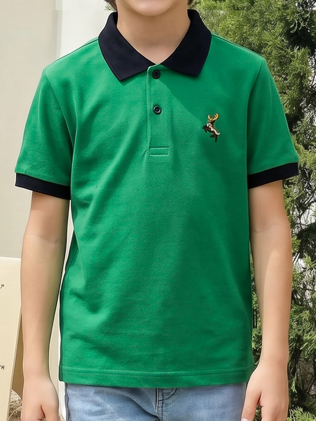 Lil Tomatoes Boys Cotton Pique Polo T-Shirt