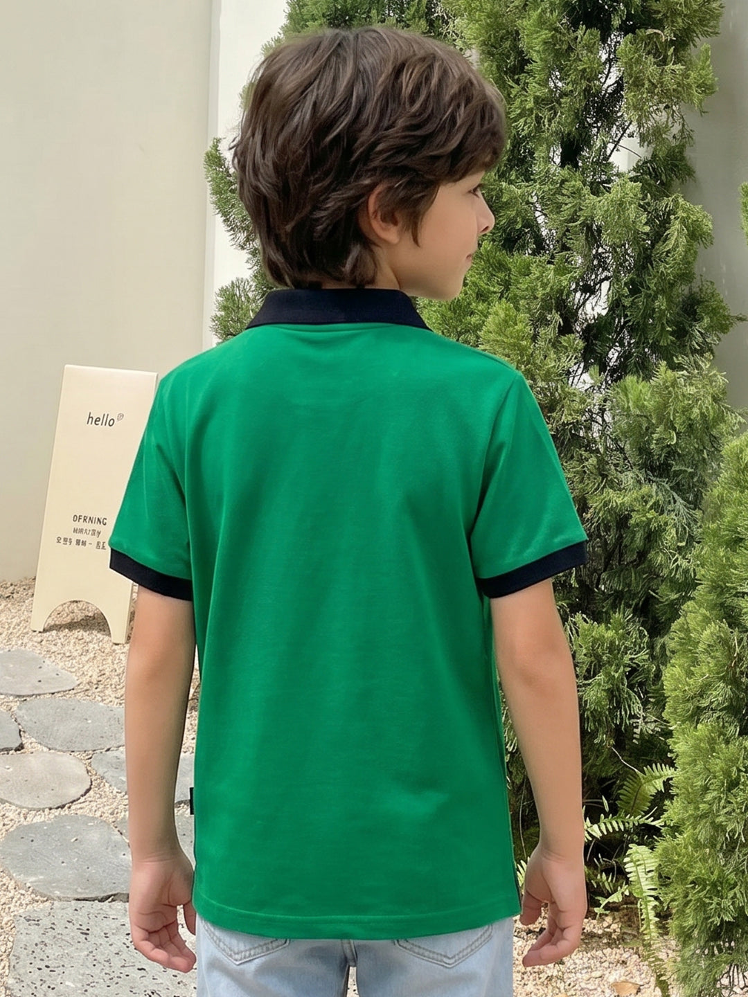 Lil Tomatoes Boys Cotton Pique Polo T-Shirt