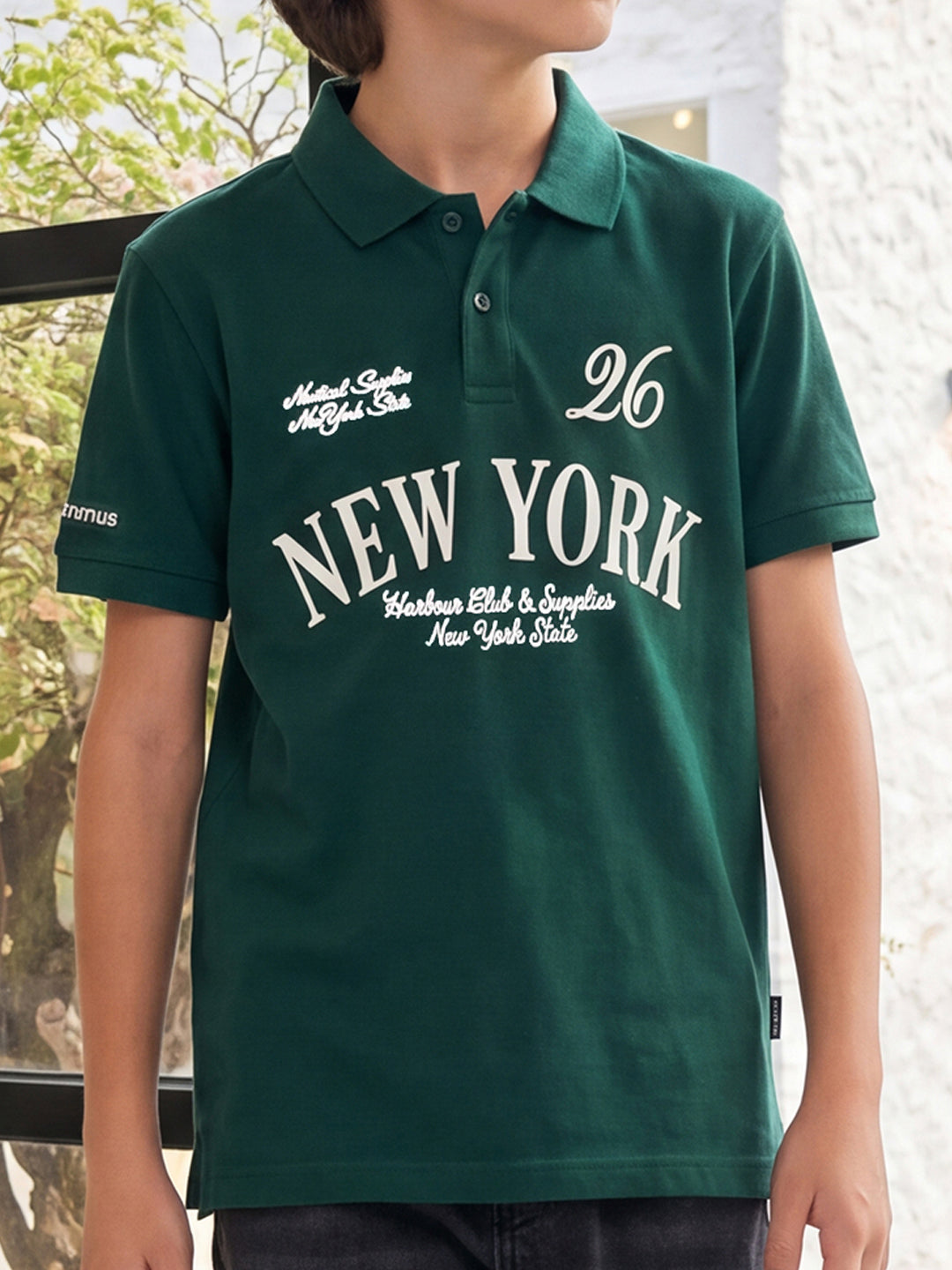Lil Tomatoes Boys Cotton Pique Polo T-Shirt