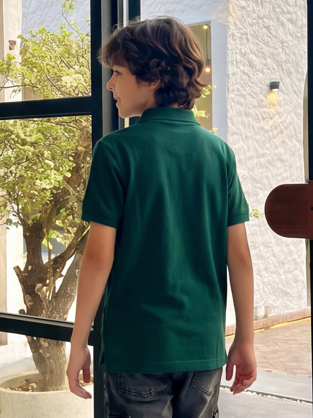 Lil Tomatoes Boys Cotton Pique Polo T-Shirt