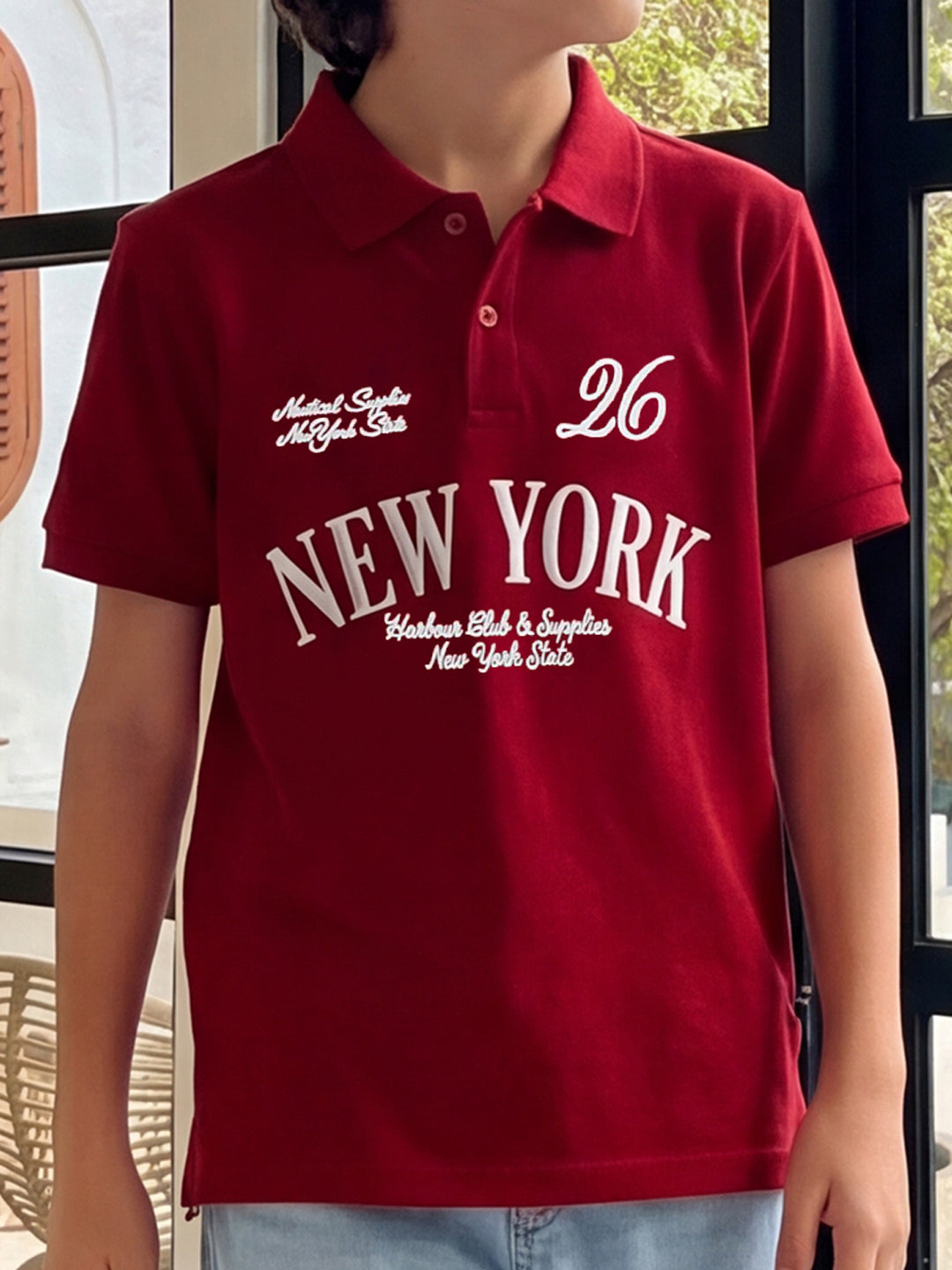 Lil Tomatoes Boys Cotton Pique Polo T-Shirt