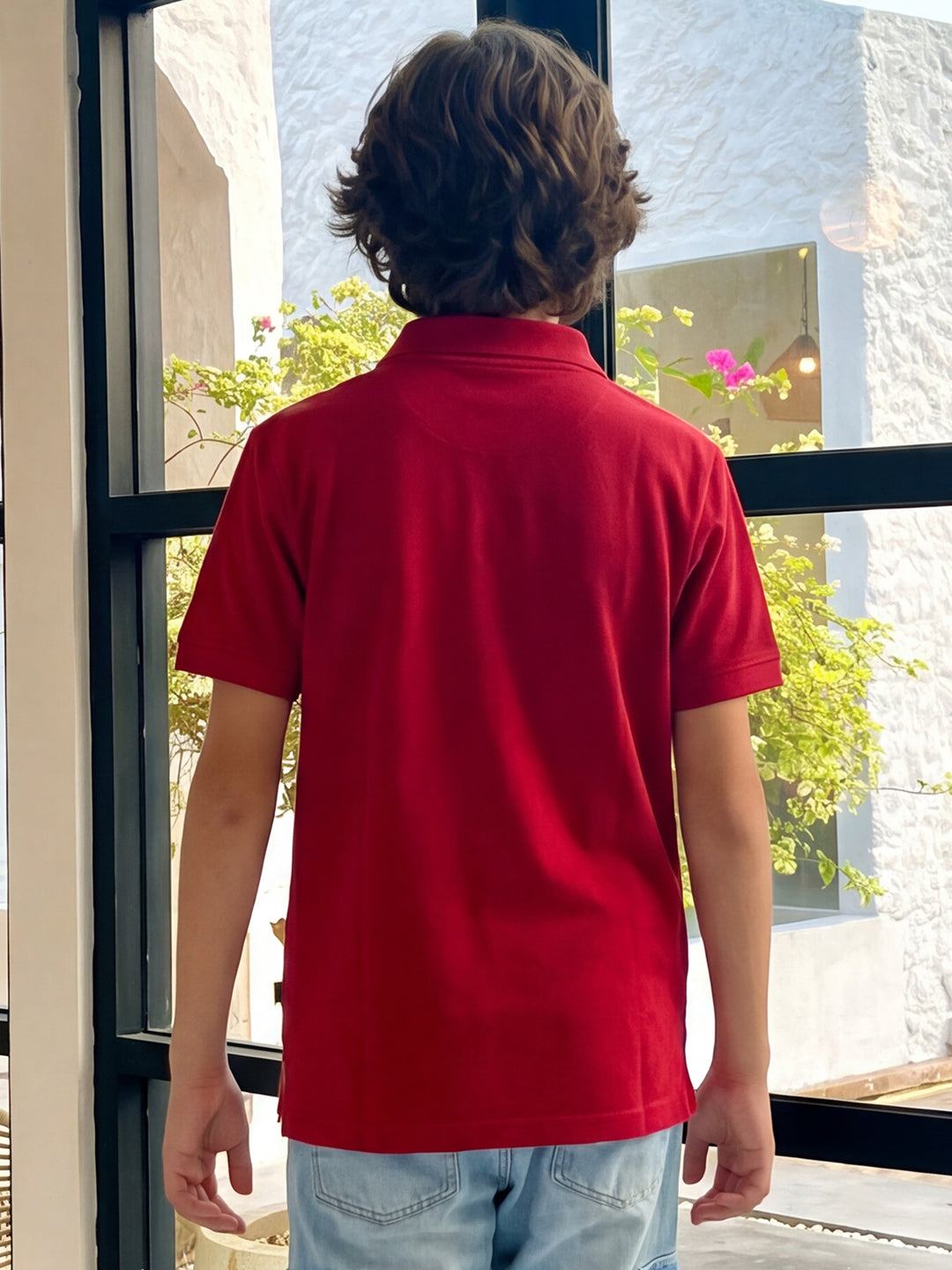 Lil Tomatoes Boys Cotton Pique Polo T-Shirt