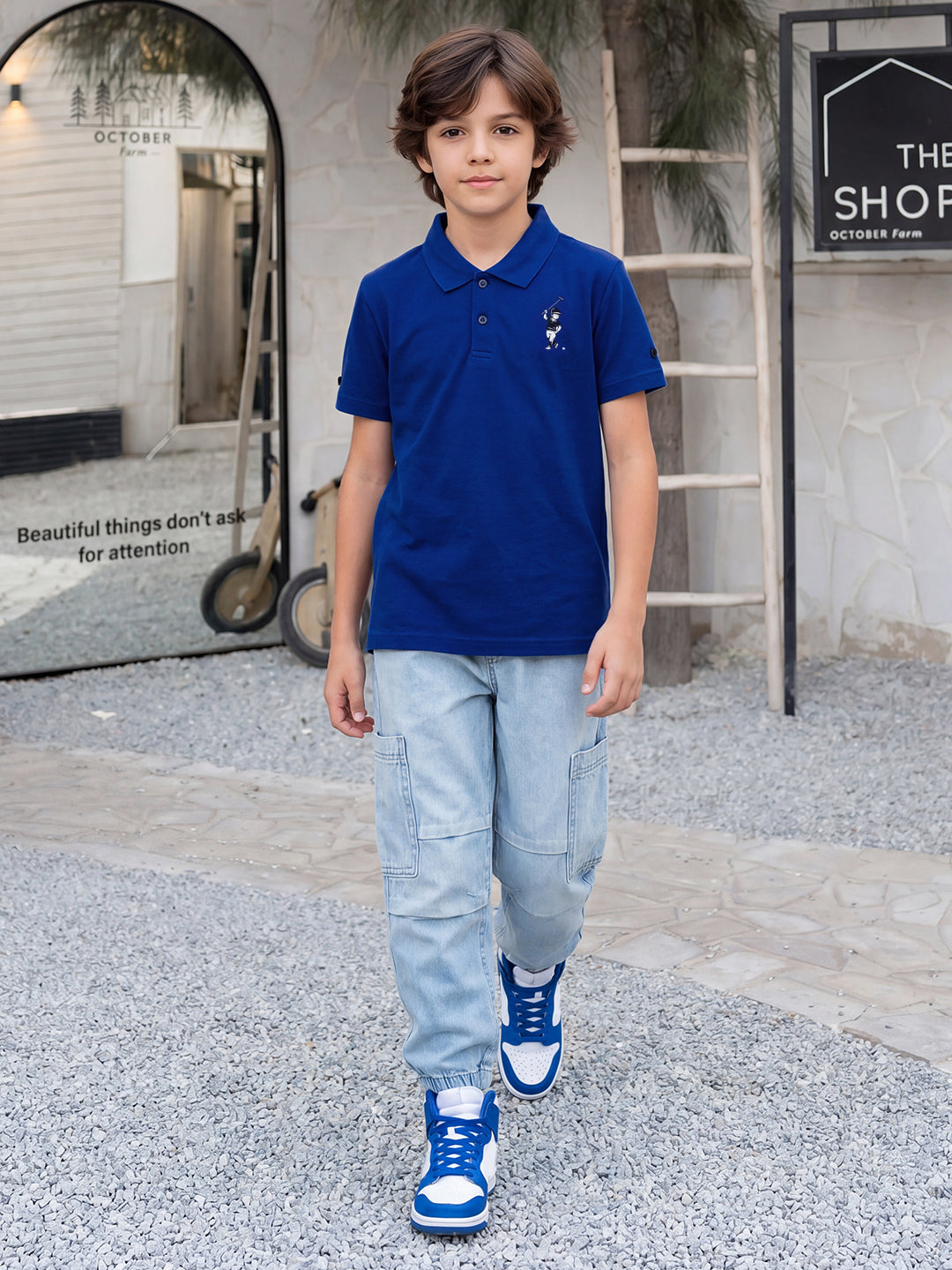 Lil Tomatoes Boys Sports Polo T-Shirt