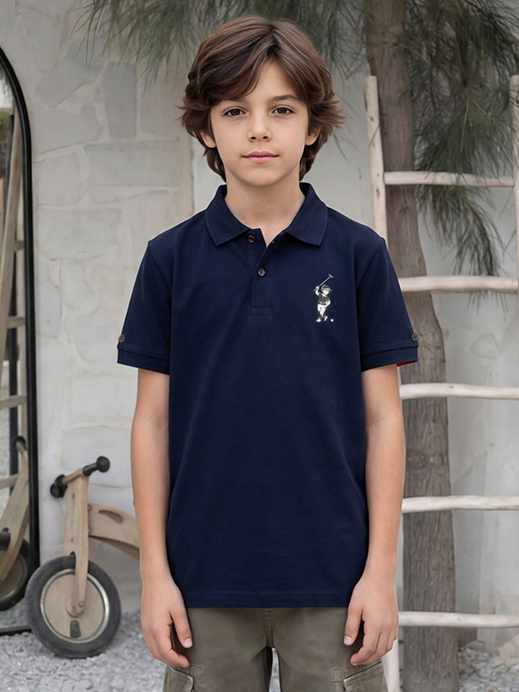 Lil Tomatoes Boys Sports Polo T-Shirt