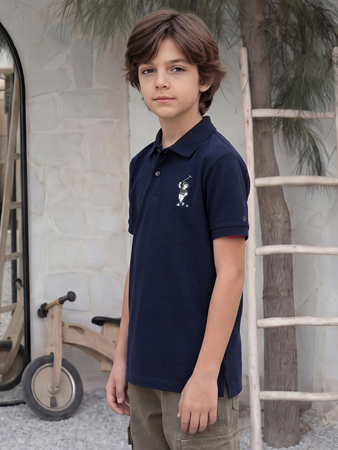 Lil Tomatoes Boys Sports Polo T-Shirt